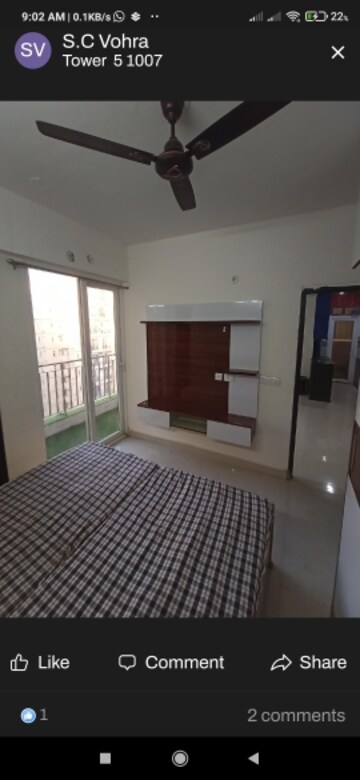 Bedroom in 2 BHK Apartment at Signature The Serenas, Sohna Sector 36 – for Rent