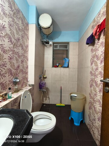 Bathroom in 2 BHK Apartment at Soham Garden, Manpada – for Sale