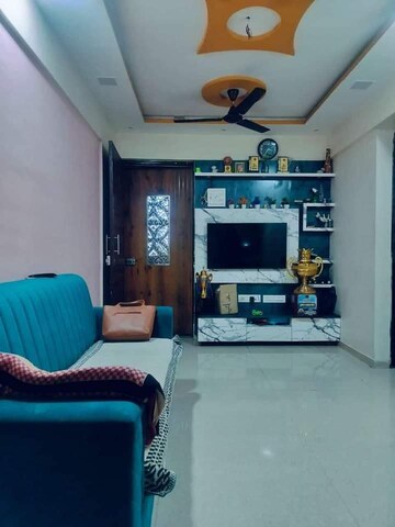 Living Room in 1 BHK Apartment at Kauls Heritage City Apartment, Vasai West – for Sale
