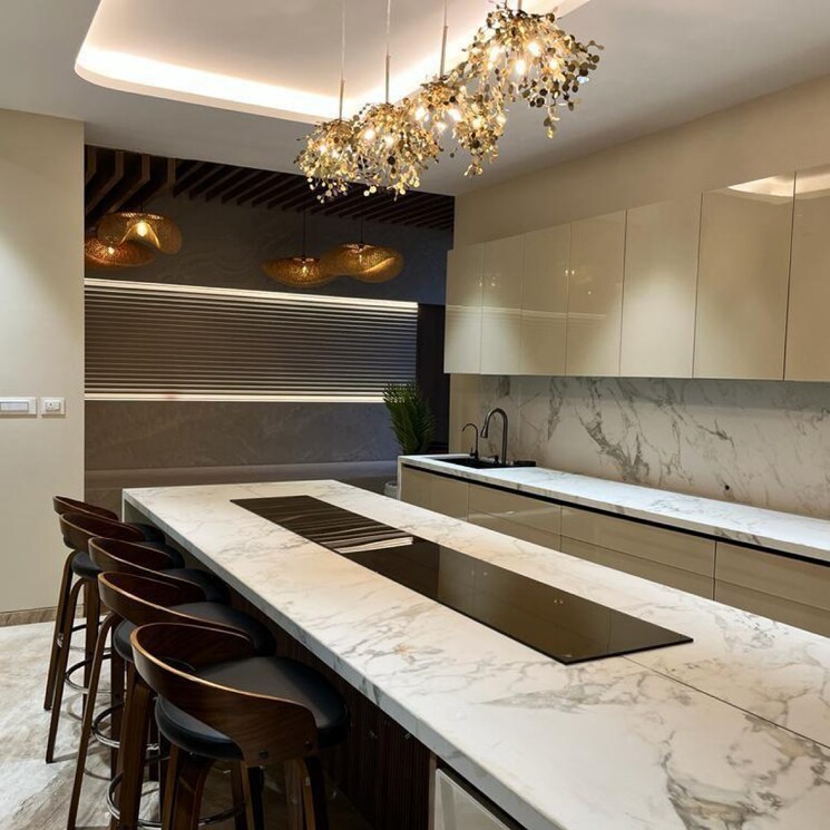 Kitchen, ajmera-aria 4 Bedroom 7000 Sq.Ft. Apartment In Koregaon Pune 7743574