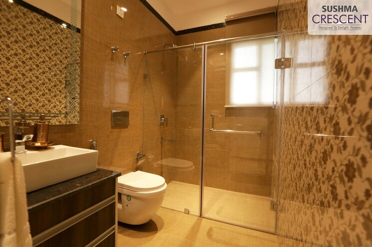 Bathroom, sushma-crescent 3 Bedroom 1590 Sq.Ft. Apartment In Dhakoli Zirakpur 7744012