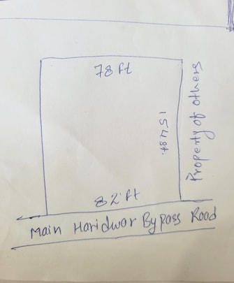 कमर्शियल लैंड वर्ग यार्ड फॉर रीसेल इन हरिद्वार बाईपास देहरादून  7744542