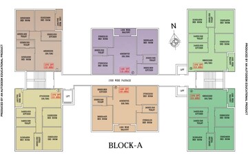 Floor Plan in 3 BHK Apartment at New Town – for Sale