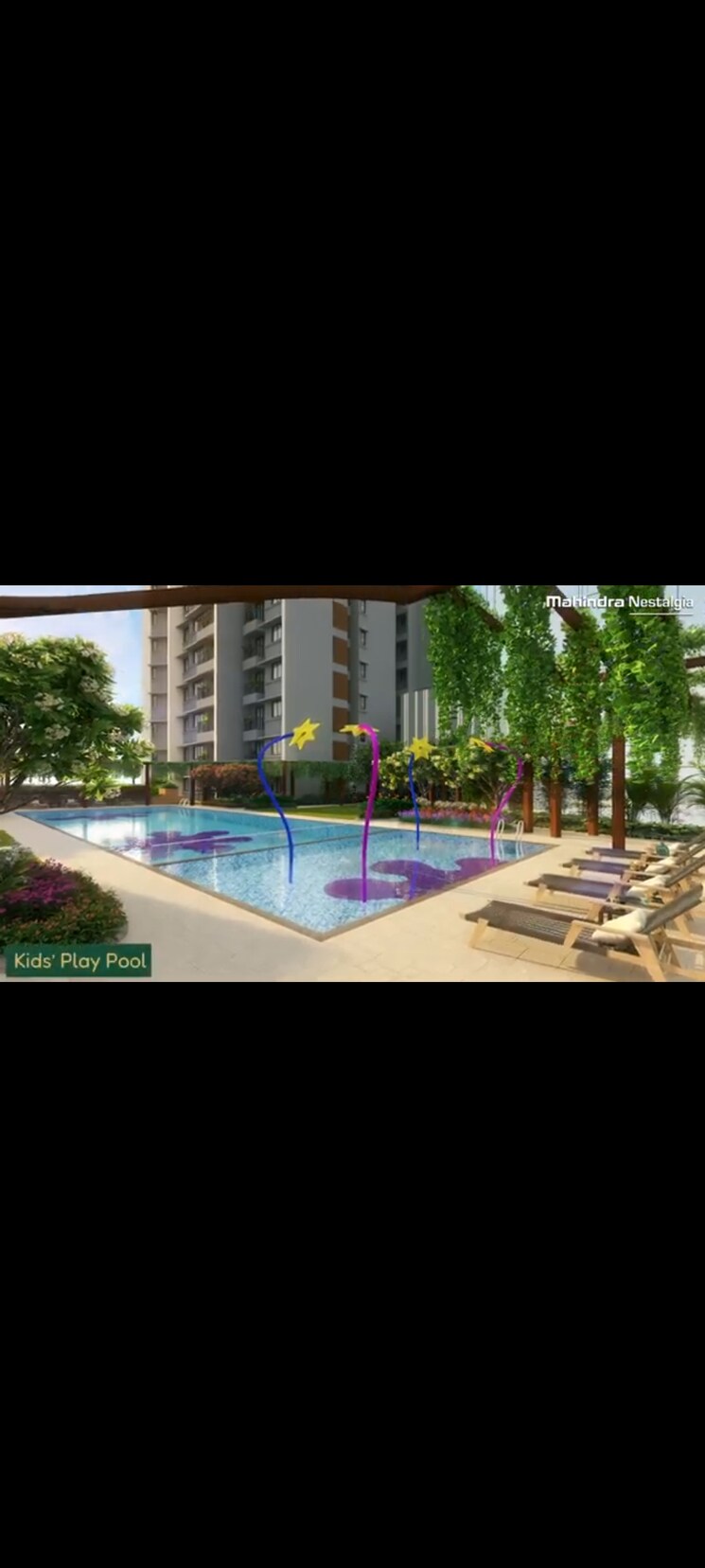 Swimming Pool, mahindra-citadel 3 Bedroom 1158 Sq.Ft. Apartment In Pimpri Pune 7747205