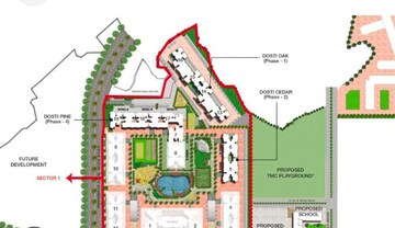 1 BHK Apartment For Sale in Dosti West County, Balkum Pada