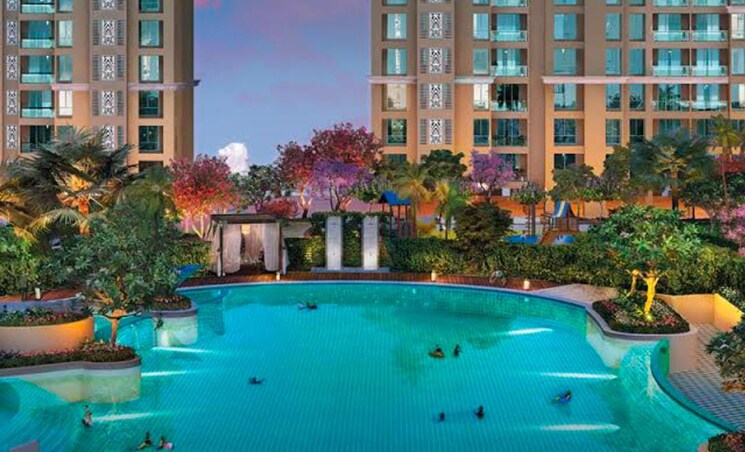 Swimming Pool, dosti-west-county 1 Bedroom 580 Sq.Ft. Apartment In Balkum Pada Thane 7747252