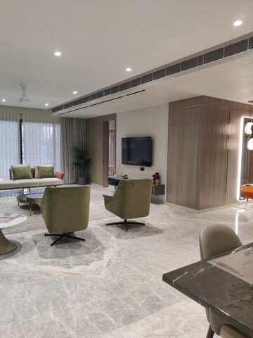 Living Room in 5 BHK Apartment at Vip Road – for Sale