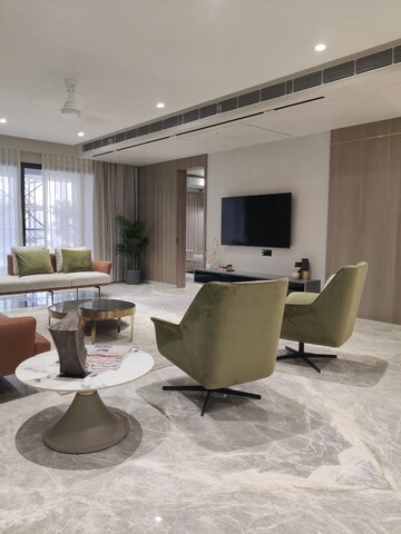 Living Room in 5 BHK Apartment at Vip Road – for Sale