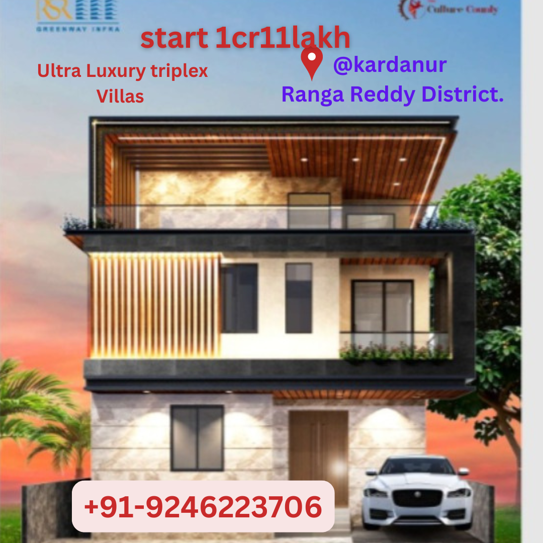 3 BHK Villa For Resale in Kollur Hyderabad  7749092