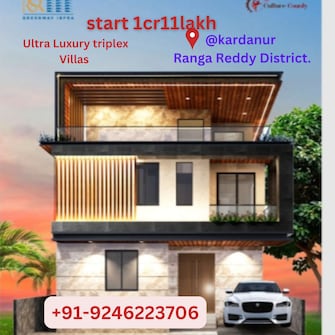 3 BHK Villa For Resale in Kollur Hyderabad  7749394