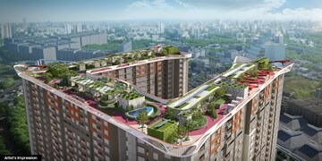 Balcony in 2 BHK Apartment at Siddha Sky Phase 4, Wadala – for Sale