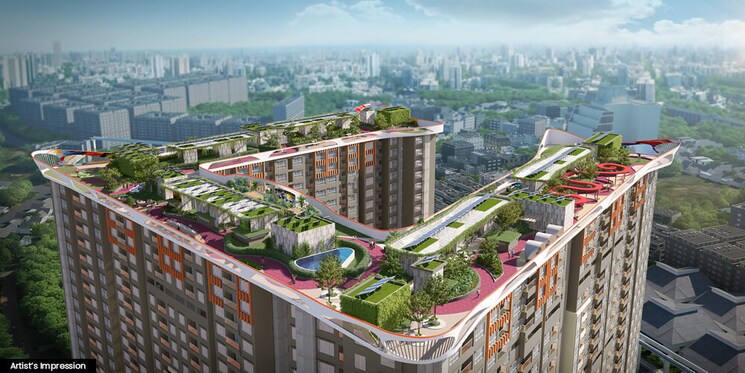 Balcony, siddha-sky-phase-4 2 Bedroom 698 Sq.Ft. Apartment In Wadala Mumbai 7749756