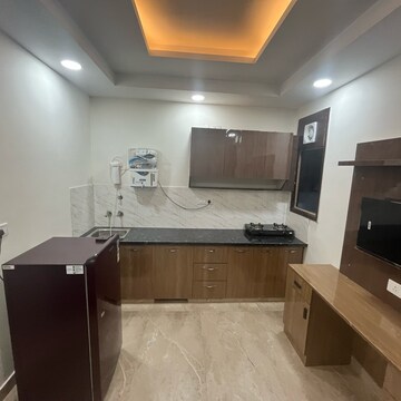 Kitchen in 1 BHK Builder Floor at Ansal Sushant Lok I, Sushant Lok I – for Rent