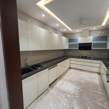 Kitchen in 4 BHK Builder Floor at Ansal Sushant Lok I, Sushant Lok I – for Rent
