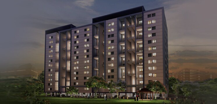 Exterior View, majestic-towers 2 Bedroom 1220 Sq.Ft. Apartment In Katraj Pune 7749970