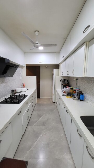 Kitchen in 3 BHK Builder Floor at Lodha Corinthia, Bhandup West – for Sale