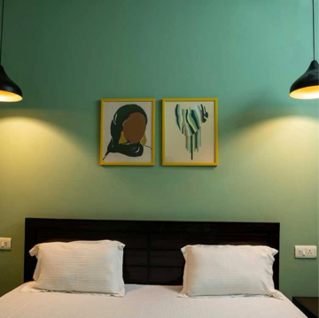 Bedroom in Studio Builder Floor at Ansal Sushant Lok I, Sushant Lok I – for Rent