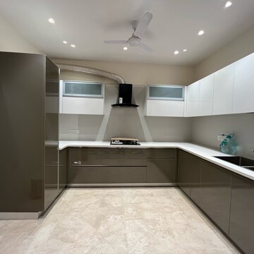 Kitchen in 3 BHK Builder Floor at Ansal Sushant Lok I, Sushant Lok I – for Rent