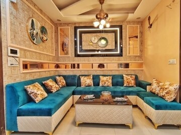 Living Room in 3 BHK Apartment at Mahavir Enclave 1 – for Sale