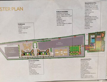 Master Plan in 2 BHK Apartment at Garve Eastern River Residency, Pimple Saudagar – for Sale