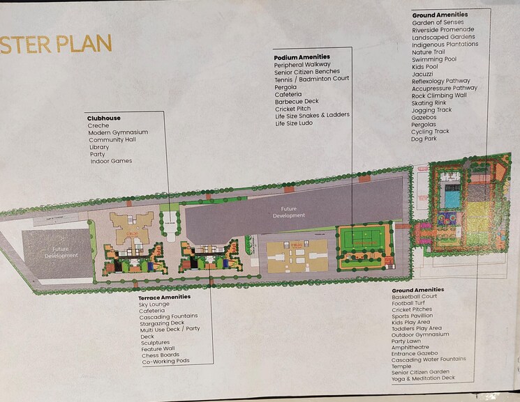 Master Plan, garve-eastern-river-residency 2 Bedroom 772 Sq.Ft. Apartment In Pimple Saudagar Pune 7751784