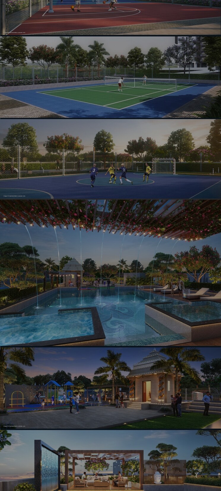 Swimming Pool, garve-eastern-river-residency 2 Bedroom 772 Sq.Ft. Apartment In Pimple Saudagar Pune 7751784