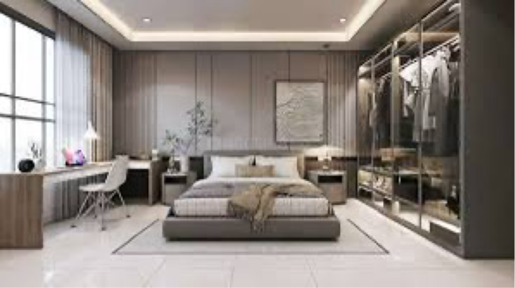 Bedroom, godrej-park-world 2 Bedroom 840 Sq.Ft. Builder Floor In Bhoirwadi Pune 7751809