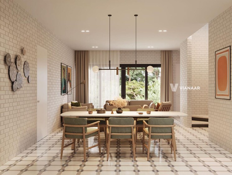 Living Room, high ground 3 Bedroom 1950 Sq.Ft. Apartment In High Ground Zirakpur 7751881