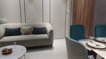 Living Room in 1 BHK Apartment at Majiwada – for Sale