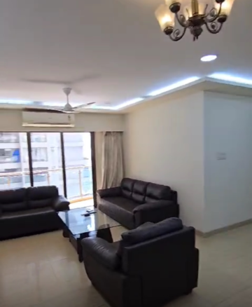 Living Room in 4 BHK Apartment at HDIL Metropolis Residences, Mudran Press Colony – for Rent