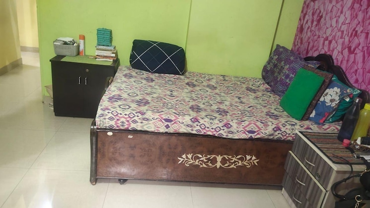 Bedroom, samta-chs 1 Bedroom 450 Sq.Ft. Apartment In Wagle Industrial Estate Thane 7753201