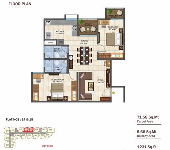 3 BHK Apartment For Resale in Garuda Creek View Medahalli Bangalore  7753291