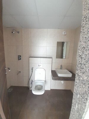 Bathroom in 1 BHK Apartment at K Raheja Reserve, Mohammadwadi – for Rent