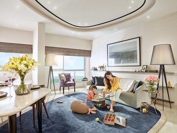Living Room in 1 BHK Builder Floor at Lodha Crown Taloja Quality Homes, Dombivli East – for Sale