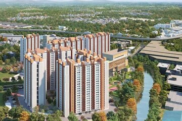 1 BHK Apartment – Exterior View View at Dosti West County, Balkum Pada - for Sale