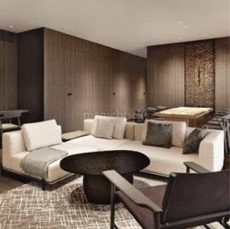 Living Room, krisumi-waterfall-residences 3 Bedroom 2503 Sq.Ft. Apartment In Sihi Gurgaon 7753847