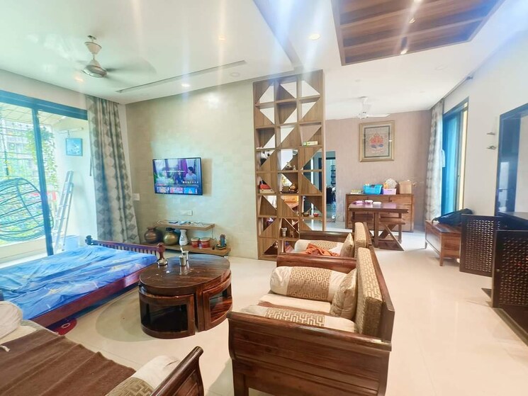 Living Room, aurum-q-islands 2 Bedroom 1200 Sq.Ft. Apartment In Ghansoli Navi Mumbai 7753981