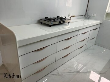 Kitchen in 3 BHK Apartment at T Bhimjyani Neelkanth Woods, Manpada – for Sale