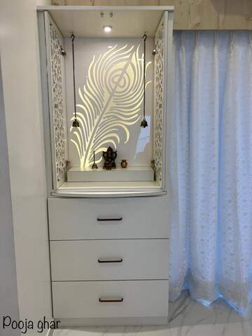 Bathroom in 3 BHK Apartment at T Bhimjyani Neelkanth Woods, Manpada – for Sale