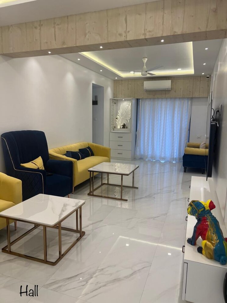 Living Room, t-bhimjyani-neelkanth-woods 3 Bedroom 1280 Sq.Ft. Apartment In Manpada Thane 7754230