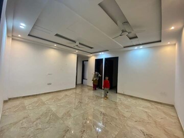 Living Room in 3 BHK Builder Floor at Chattarpur – for Sale