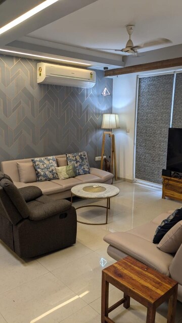 Living Room in 4 BHK Apartment at DLF New Town Heights I, Sector 90 – for Sale