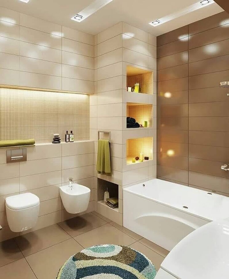 Bathroom, mansarover garden 4 Bedroom 3000 Sq.Ft. Builder Floor In Mansarover Garden Delhi 7755338