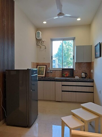 Kitchen in 4 BHK Builder Floor at Mansarover Garden – for Sale