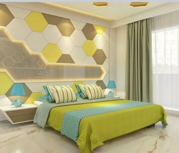 Bedroom in 4 BHK Builder Floor at Mansarover Garden – for Sale