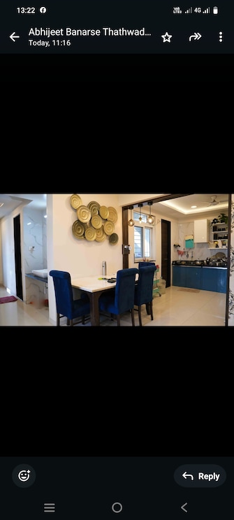 3 BHK Apartment For Rent in Skyscraper Tathawade Pune  7755493