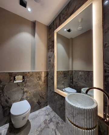 Bathroom in 3.5 BHK Builder Floor at Greater Kailash – for Rent