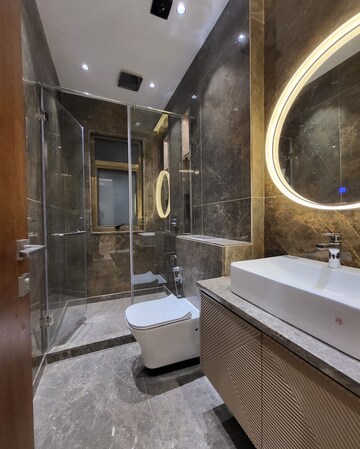 Bathroom in 3.5 BHK Builder Floor at Greater Kailash – for Rent