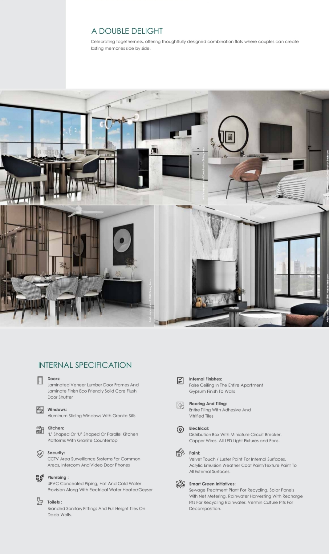 3 BHK 1150 Sq.Ft. Apartment in Maithili The Trellis