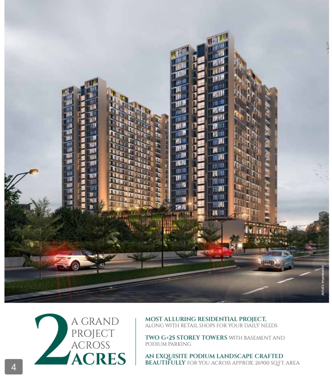 2 BHK 769 Sq.Ft. Apartment in Maithili The Trellis